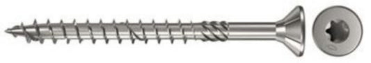 Treskrue fischer Torx Senkhode A2 rustfri