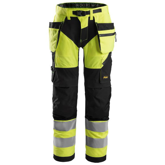 Håndverksbukse Snickers® 6932 HiVis kl.2