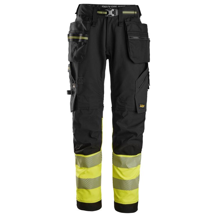 Håndverksbukse Snickers® 6934 HiVis kl.1