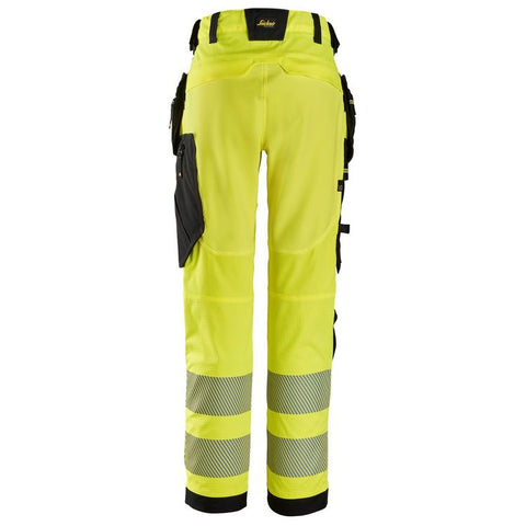 Håndverksbukse Snickers® 6943 HiVis kl.2