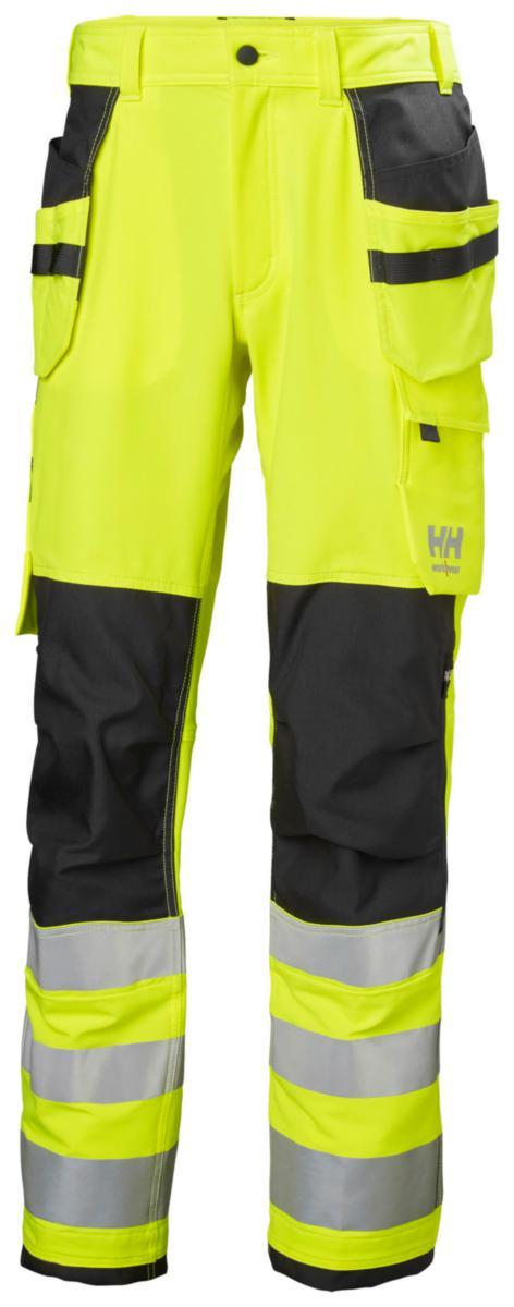Håndverksbukse HH Alna 4-V HiVis kl.2 - Helly Hansen