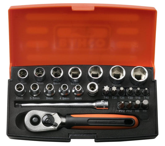 Pipenøkkelsett 1/4" SL25 Bahco