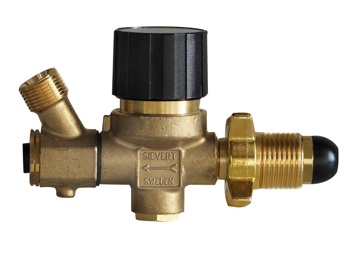 Regulator m/slangebruddsventil Sievert POL 1-4 bar 306380