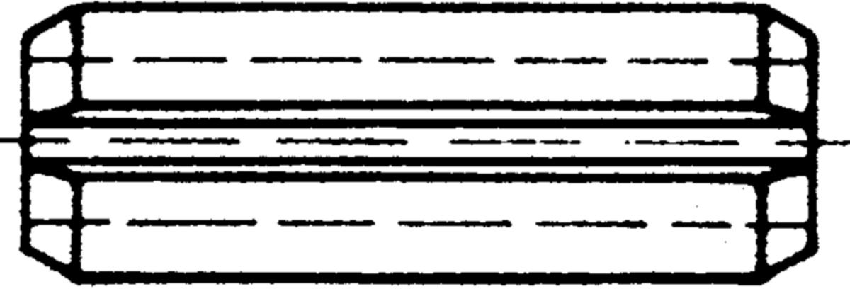 Spennhylse FRP ISO 8752 A1 rustfri