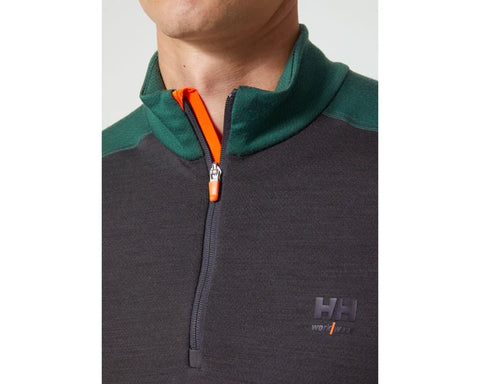 Undertrøye polo zip HH® Lifa merino (75107)