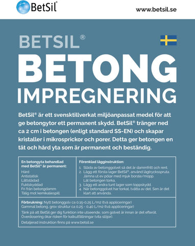 BetSil Betongimpregnering
