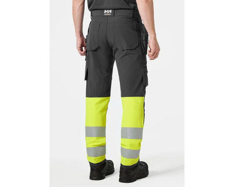 Håndverksbukse HH® Alna 4-V HiVis kl.1 (77427)
