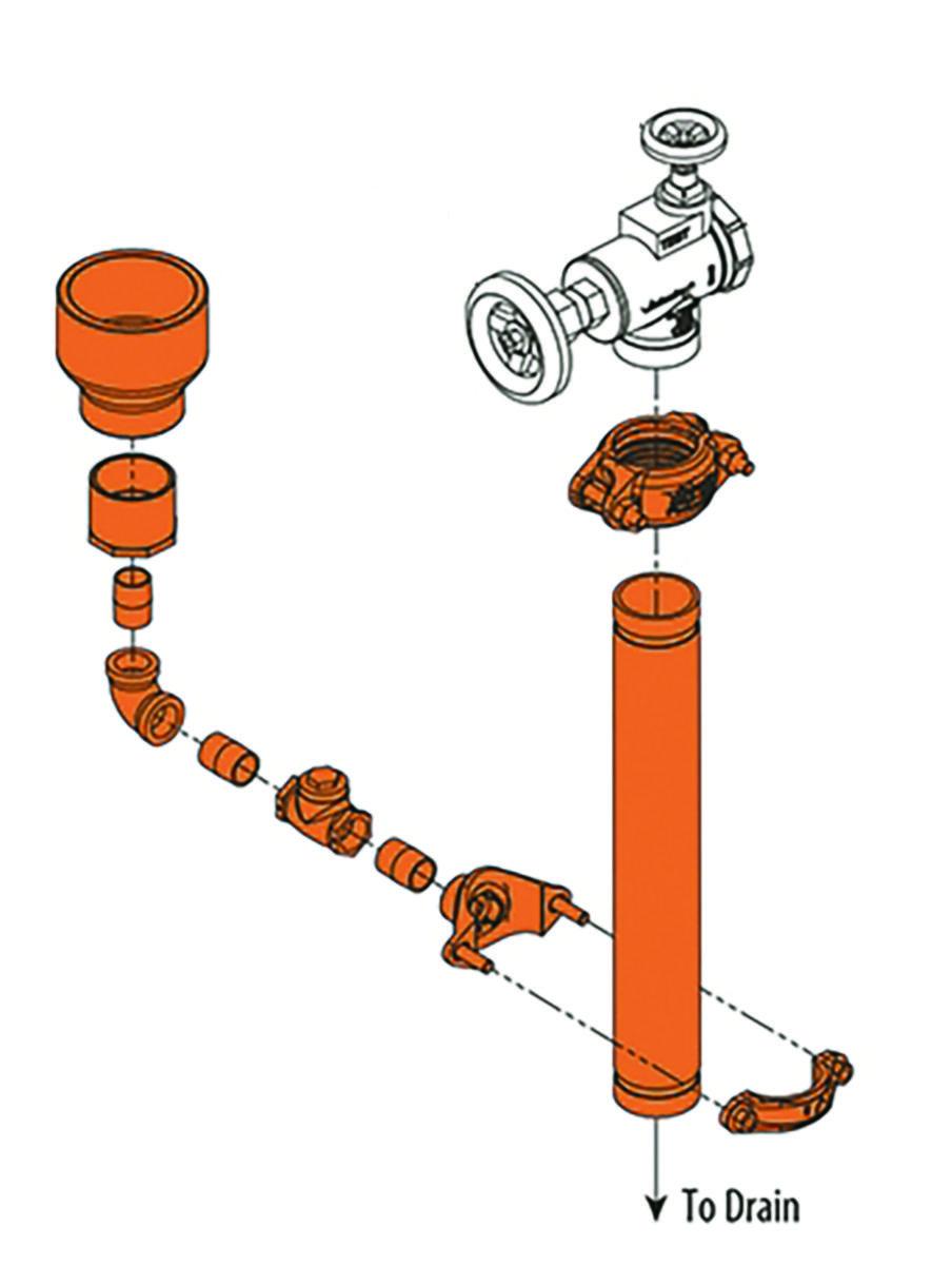 Dreneringssett Vic 751, Victaulic® Fire