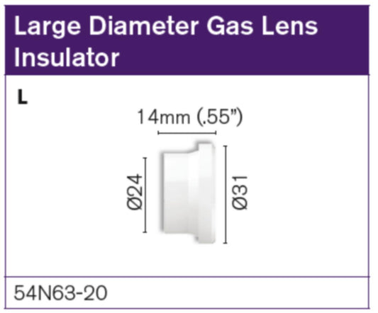 Isolator TIG ER9-7 -WP20 Parweld
