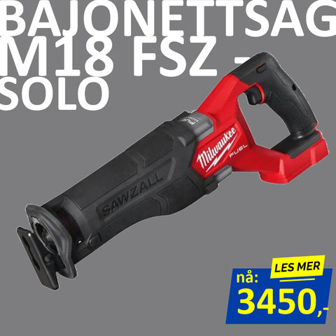 Bajonettsag M18 FSZ-0X Milwaukee 18V solo HD-Box (609970)