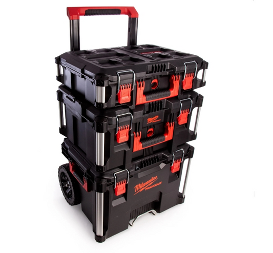 Verktøykassesett Milwaukee Packout 3 Deler