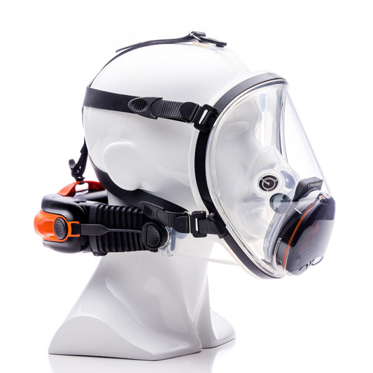 CleanSpace CST helmaske med CST ULTRA vifteenhet (vifteenhet selges separat)