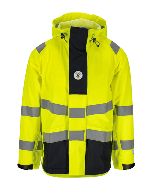 El-line regnjakke - Fluoriserende gul/marine (1201776)