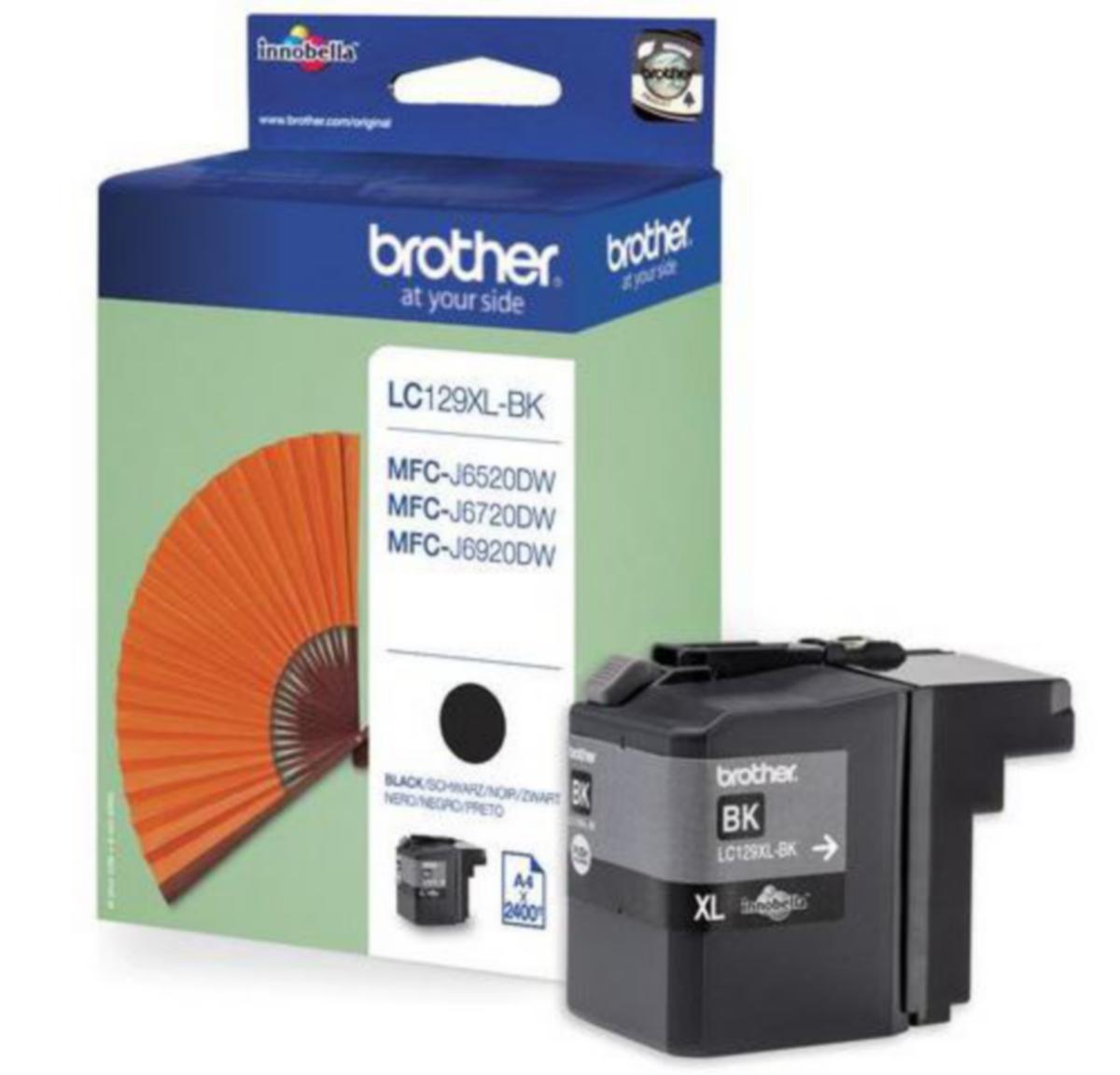 Blekk LC129XLBK Brother svart