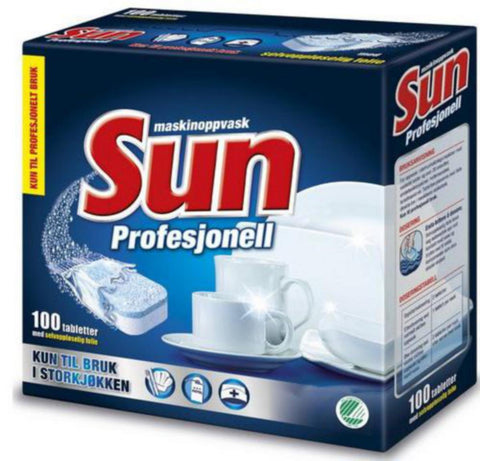 Maskinoppvasktabletter Sun Profesjonell