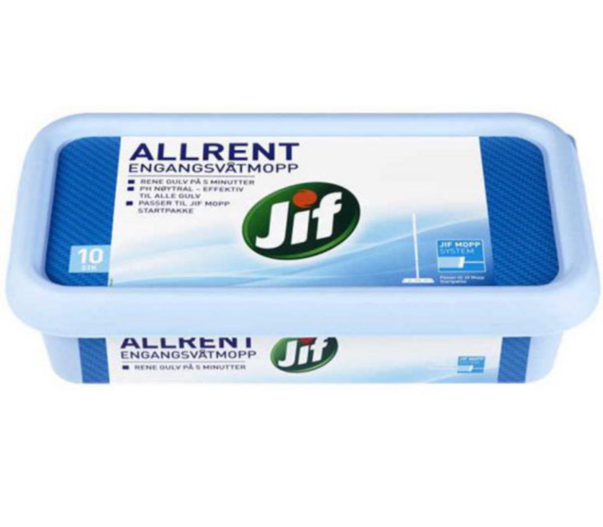 Engangsmopp Jif Allrent 10stk