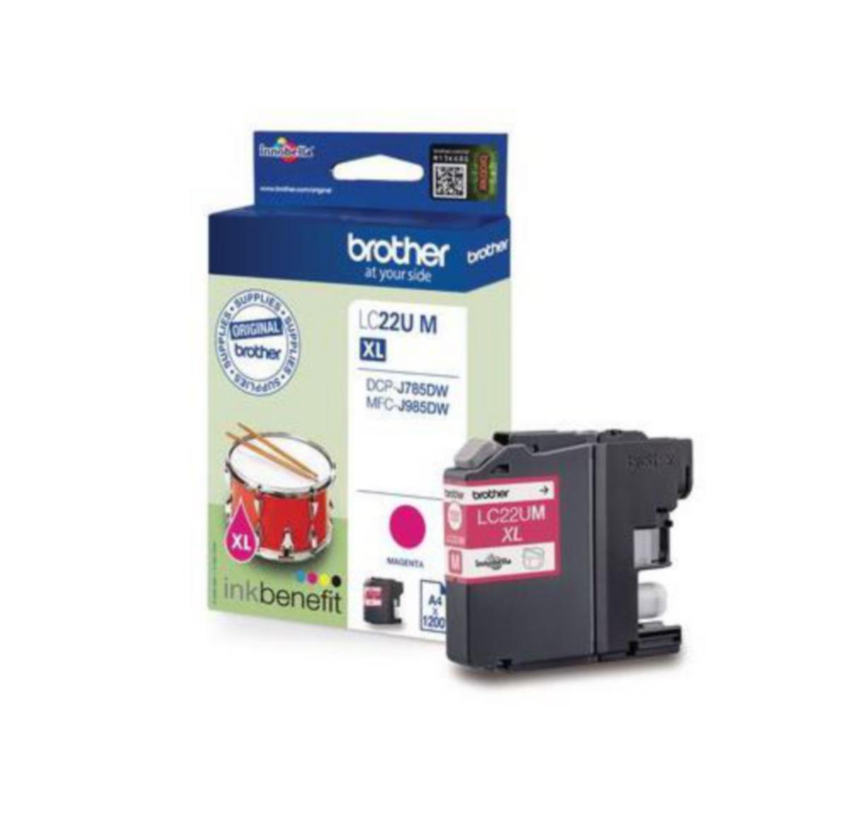 Blekk LC22UM  Brother magenta