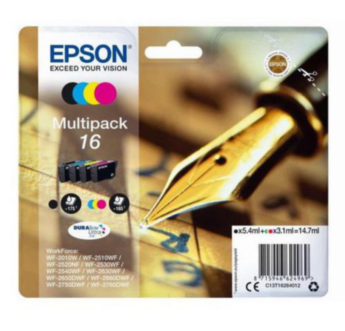Blekk 16 C13T16264012 Epson CMYK 4 farger