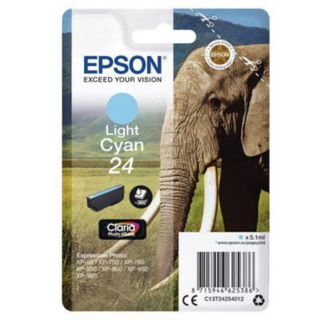 Blekk 24 C13T24254012 Epson cyan