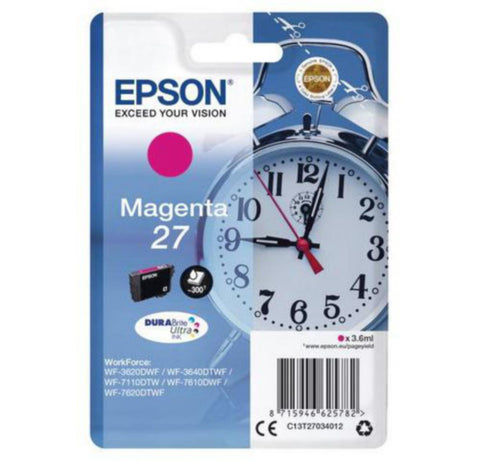 Blekk 27 C13T27034012 Epson magenta