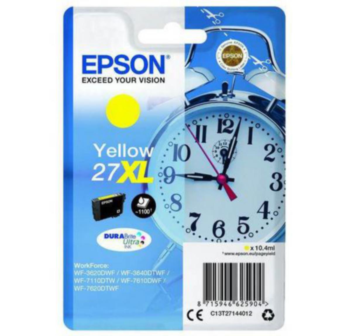 Blekk T2714 C13T27144012 Epson gul