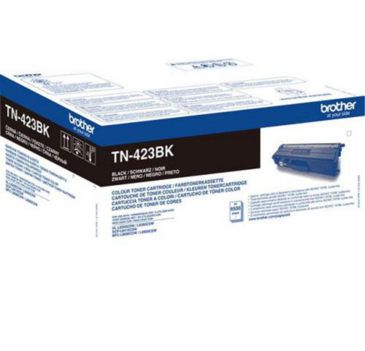Toner TN423BK Brother 6.5K svart