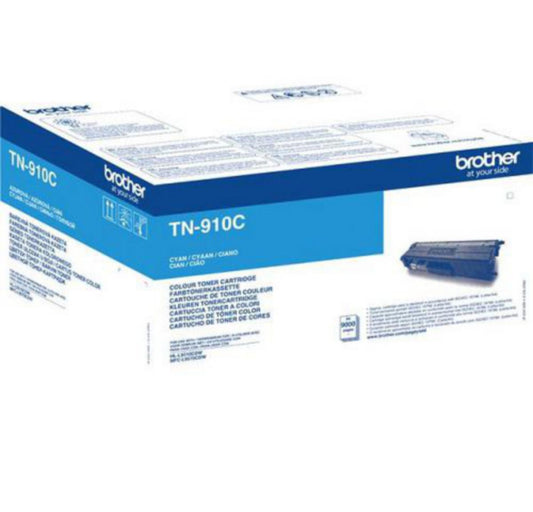 Toner TN910C Brother 9K blå