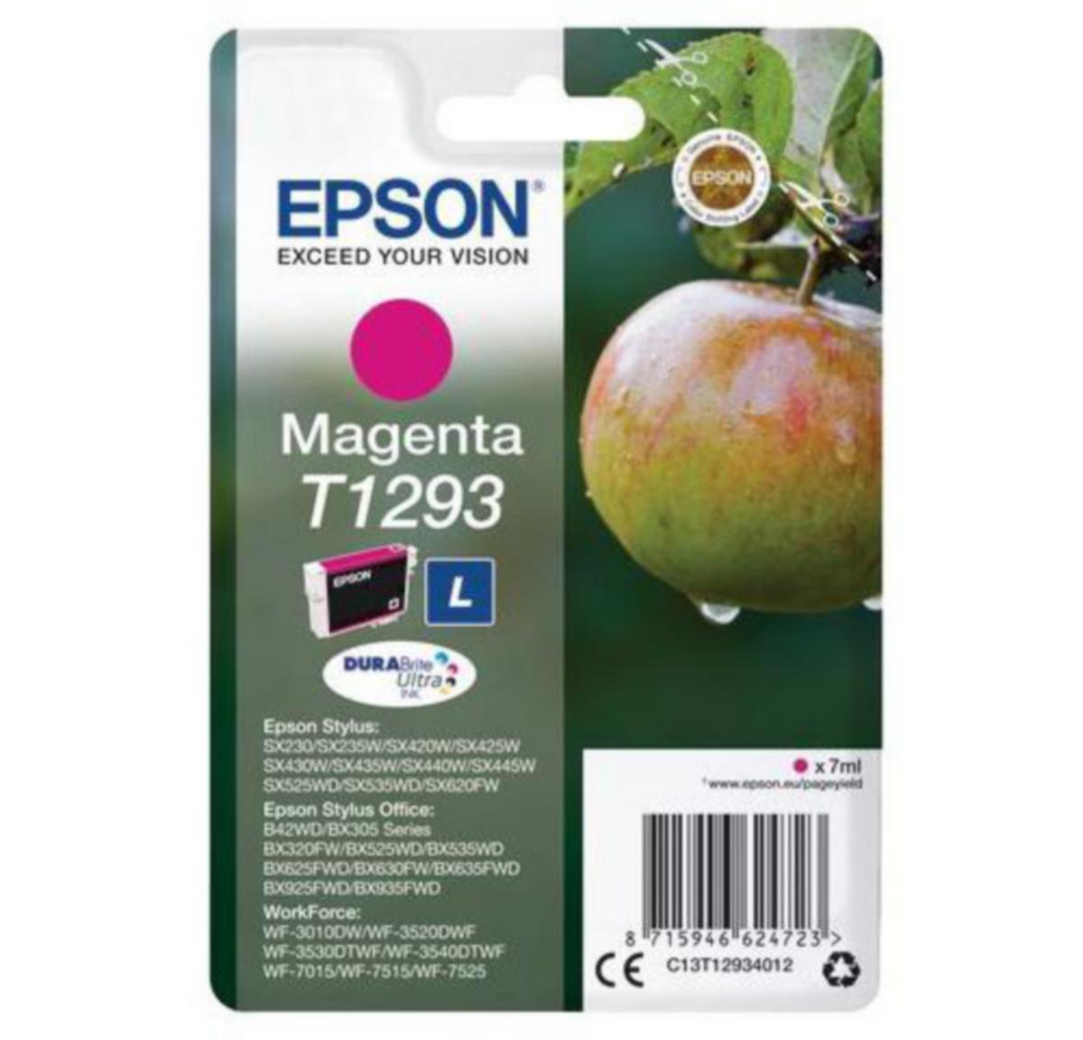 Blekk T1293 C13T12934012 Epson magenta