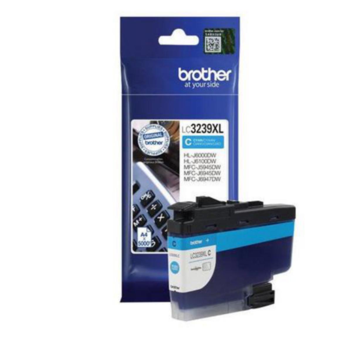 Blekk LC3239XLC  Brother cyan
