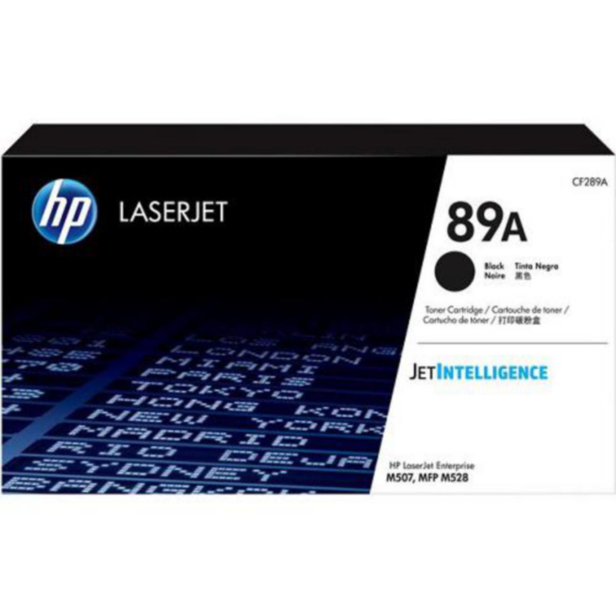 Toner 89A HP CF289A svart