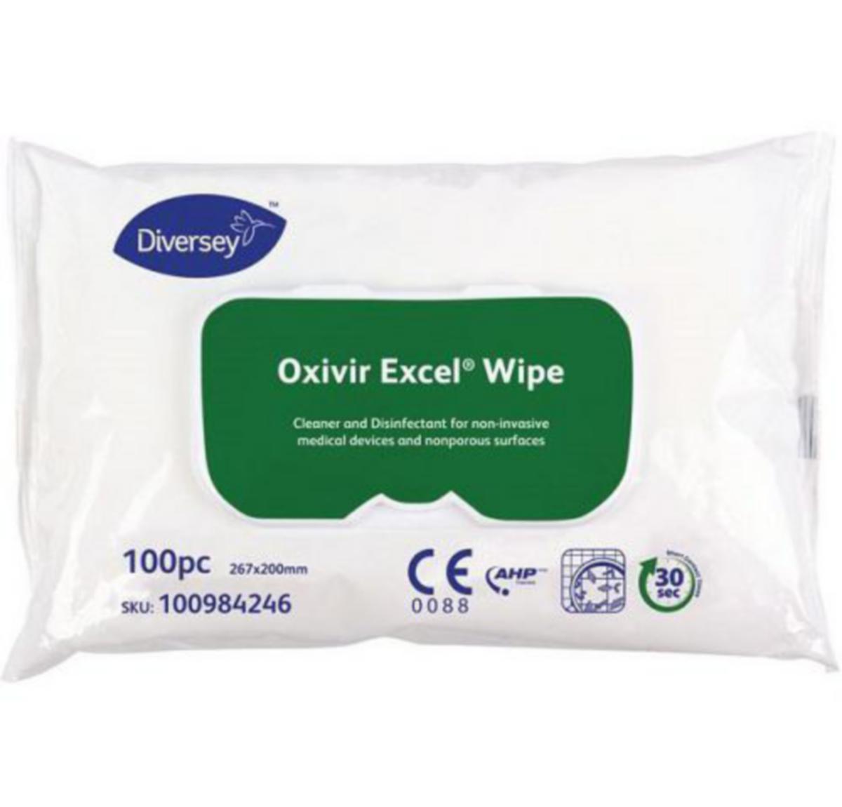 Desinfiserende våtservietter Diversey OXIVIR Wipe - Diversey Lilleborg
