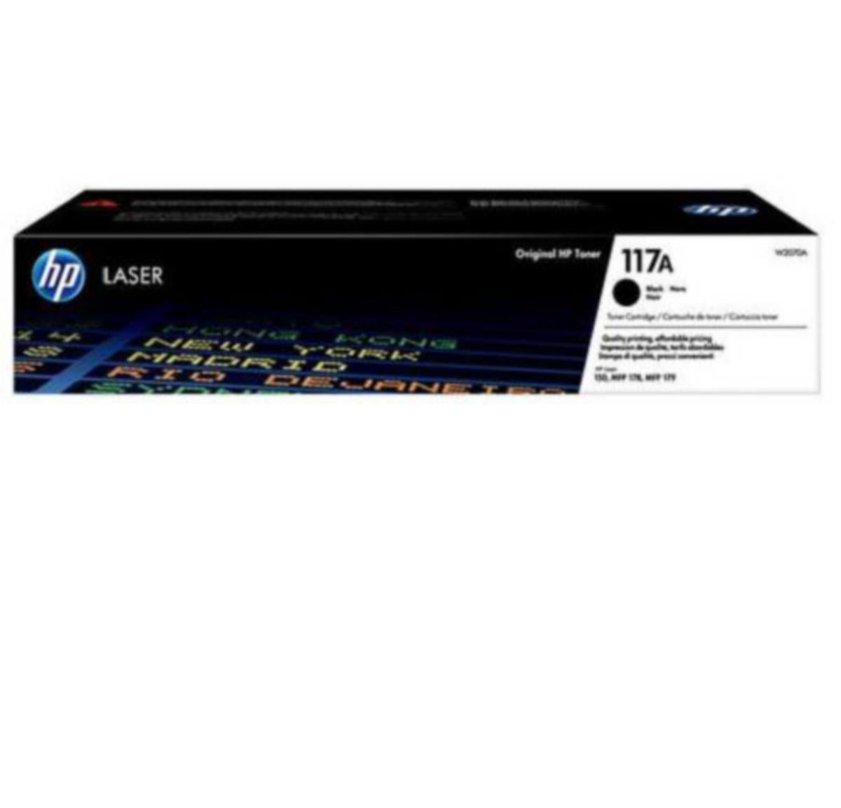 Toner 117A HP W2070A svart
