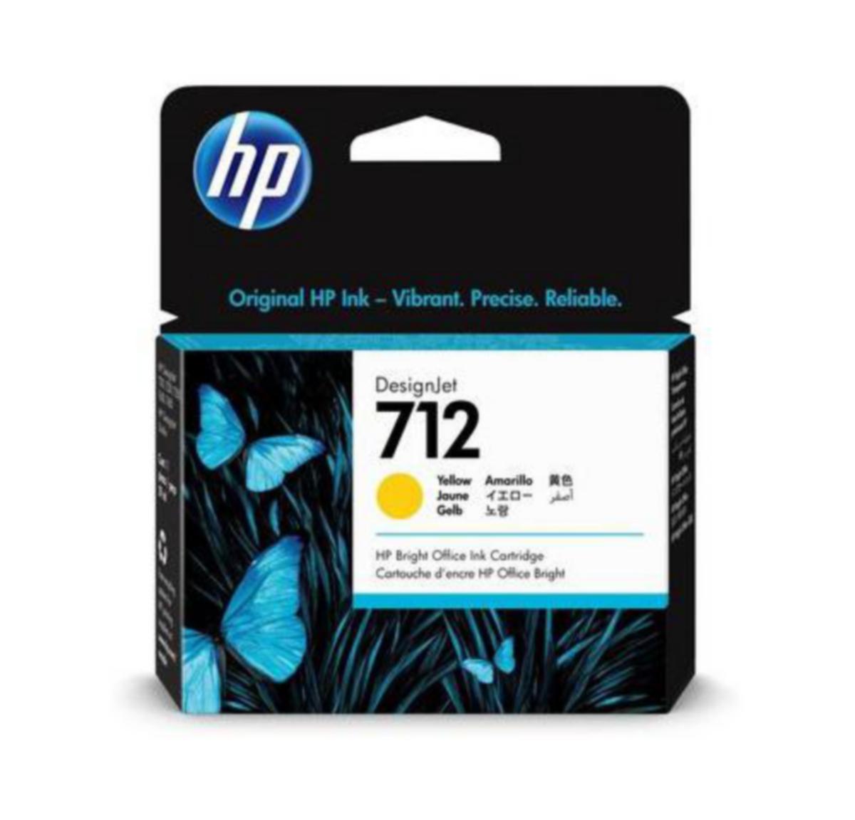 Blekk 712 HP 3ED69A yellow