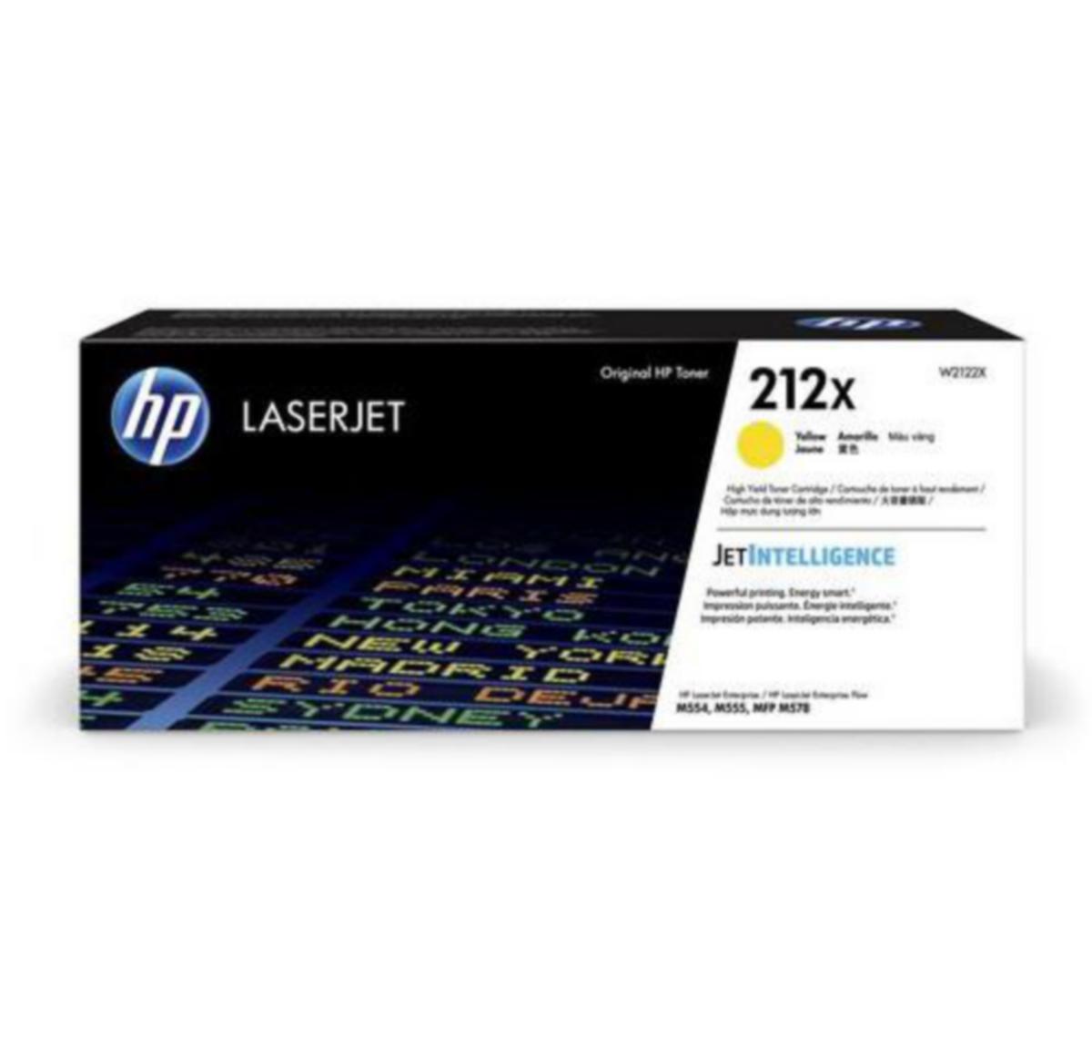Toner 212X HP W2122X gul