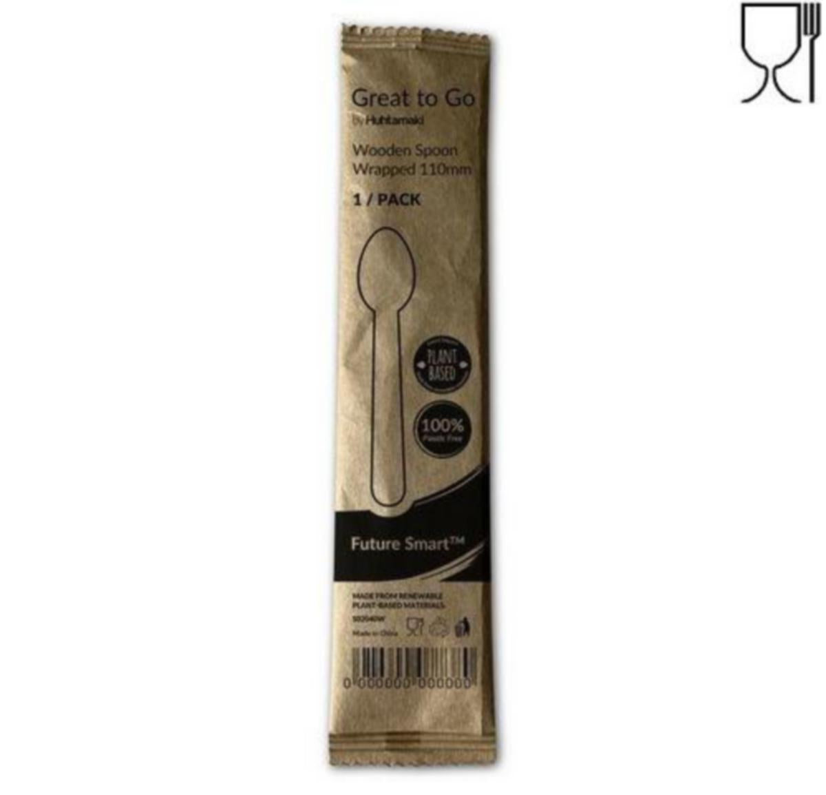 Teskje Huhtamaki Engangs 11cm tre