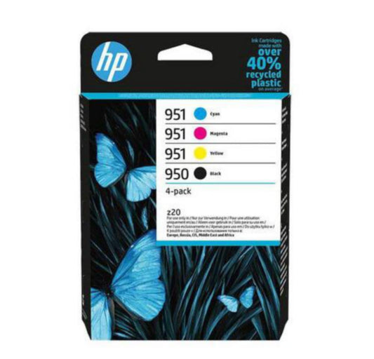 Blekk 950/951  HP 6ZC65AE BK/C/M/Y 4 stk