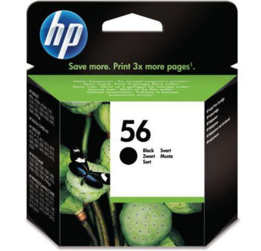 Blekk 56 HP C6656A svart