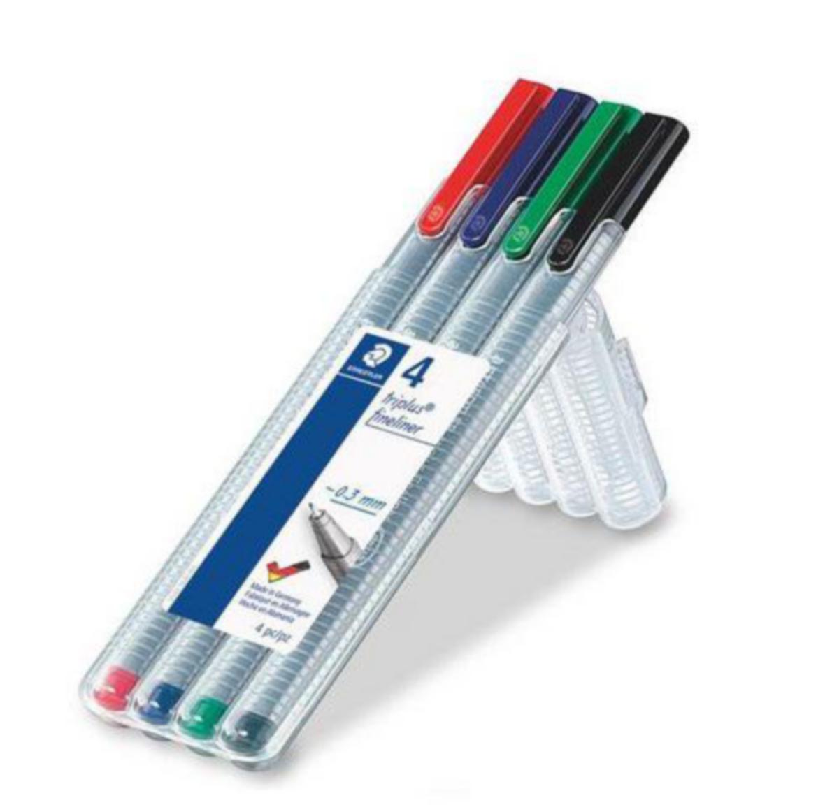 Fineliner Triplus ass farger Staedtle - Staedtler
