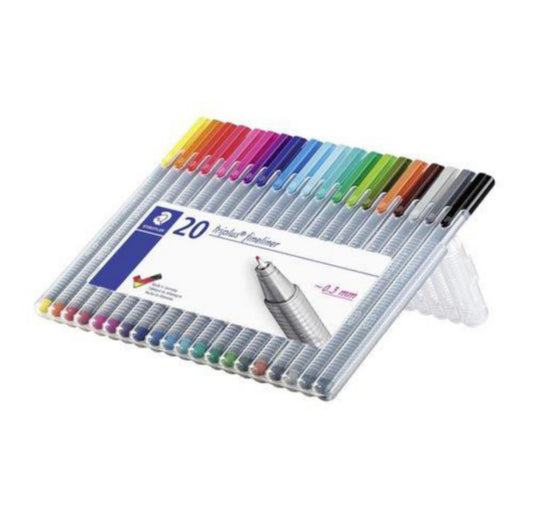 Fineliner Triplus ass farger Staedtle - Staedtler