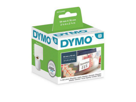 Etikett Diskett Dymo 70x54mm 320 stk  99015