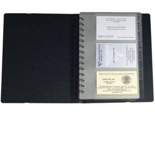 Visittkortmappe Exacompta for 120 Kort