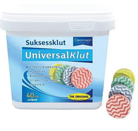 Klut TorQwell® Suksess 4 farger 40pk