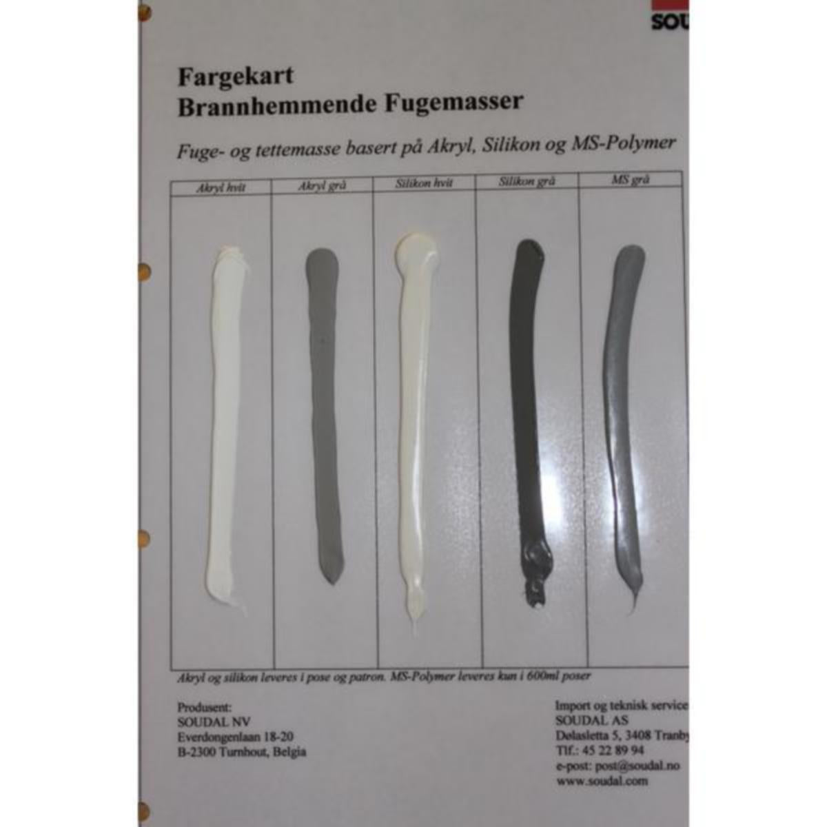 Brannfugemasse Soudaseal FR Soudal 600ml