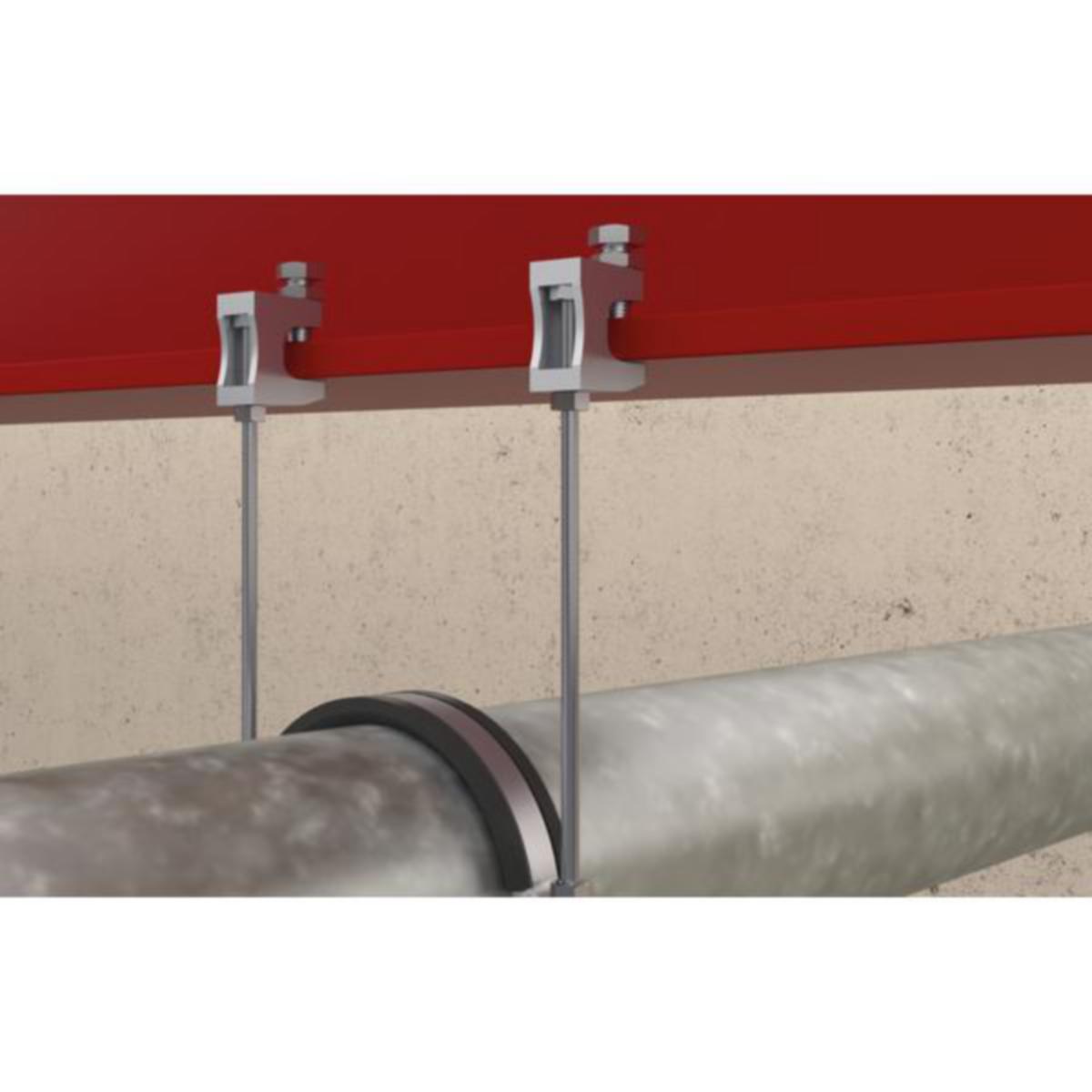 Bjelkeklammer TKL, støpejern, fischer