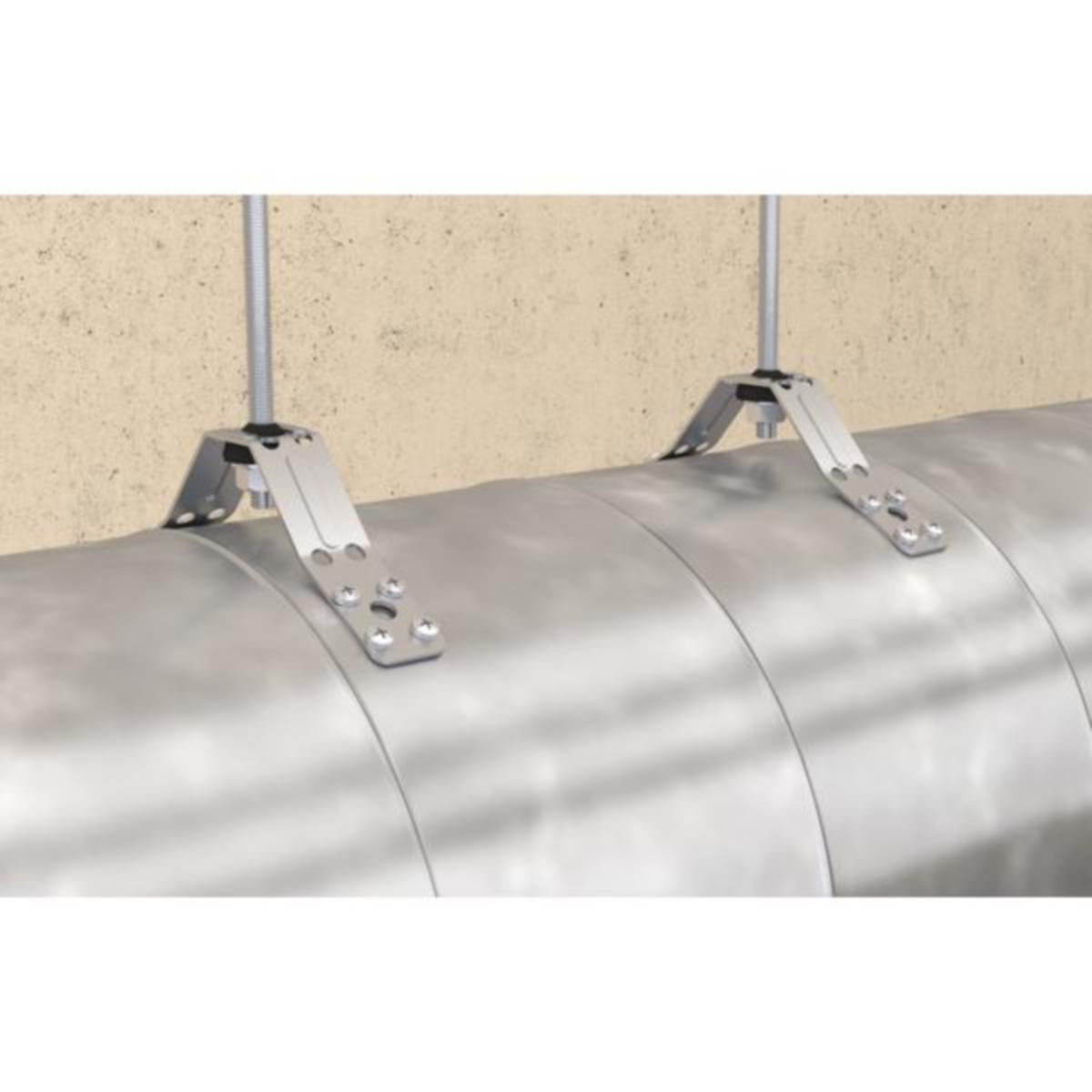 Ventilasjonsoppheng LRBN, elforzinket, fischer