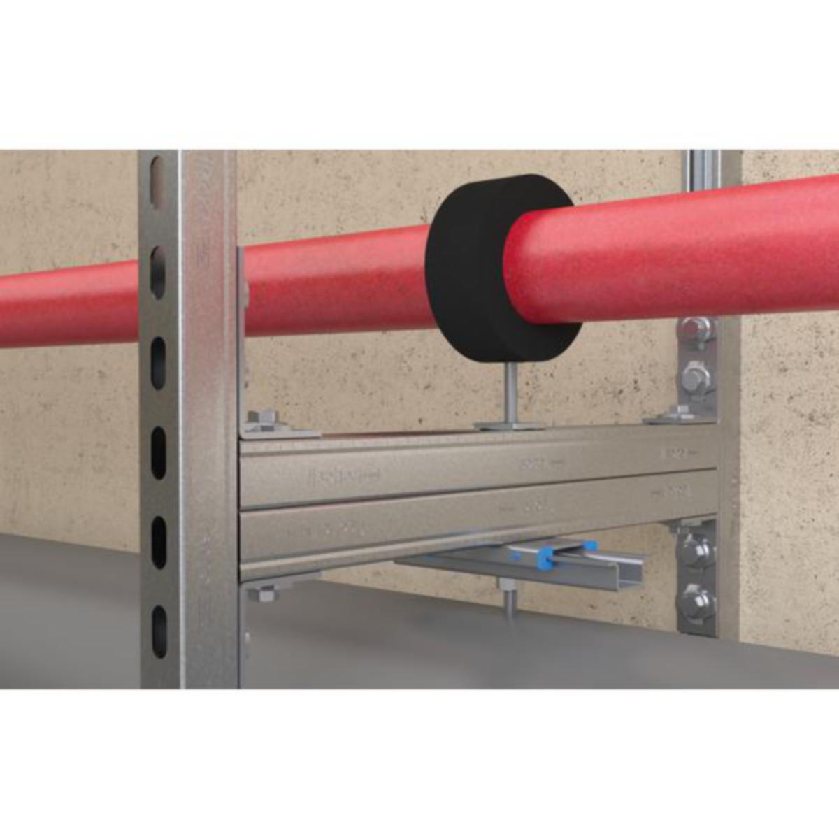 Vinkel PFAF 4, FUS skinnesystem, fischer