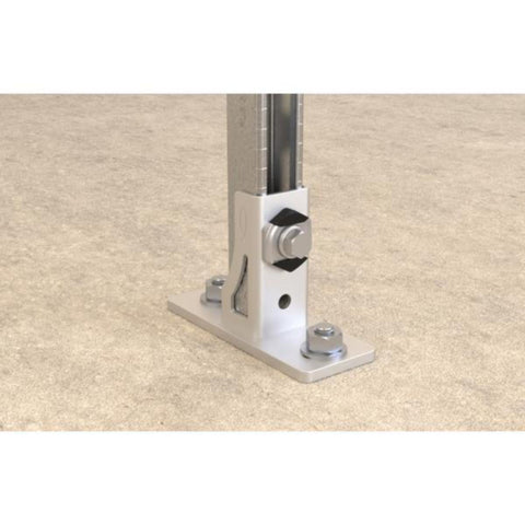 Skinnefot SF Clix 31, elforzinket, FLS skinnesystem, fischer