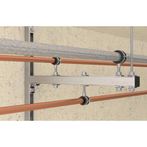 Rørklammer Universal FRS-L m/dempegummi, elforzinket, fischer