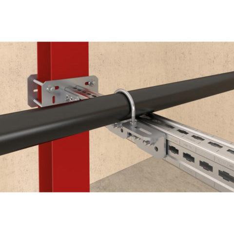 U-Bolt FMPSU, varmforzinket, fischer