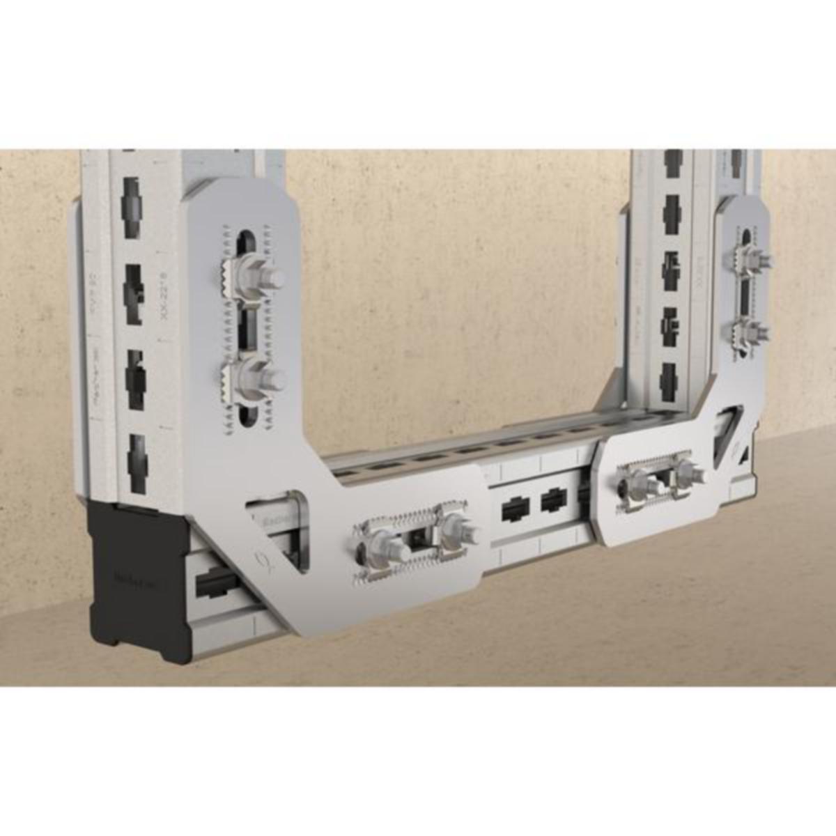 Skinneskjøt FMFF 900, elforzinket, FMS skinnesystem, fischer